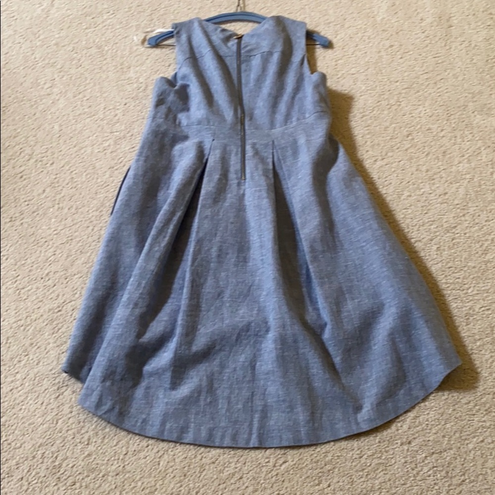 NEW DONNA MORGAN blue sleeveless dress - Picture 4 of 4